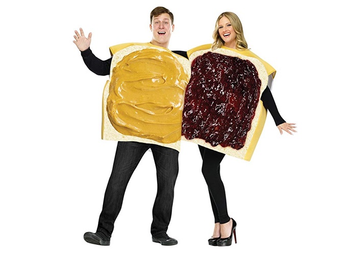 halloween-costume-ideas-for-couples-peanut butter